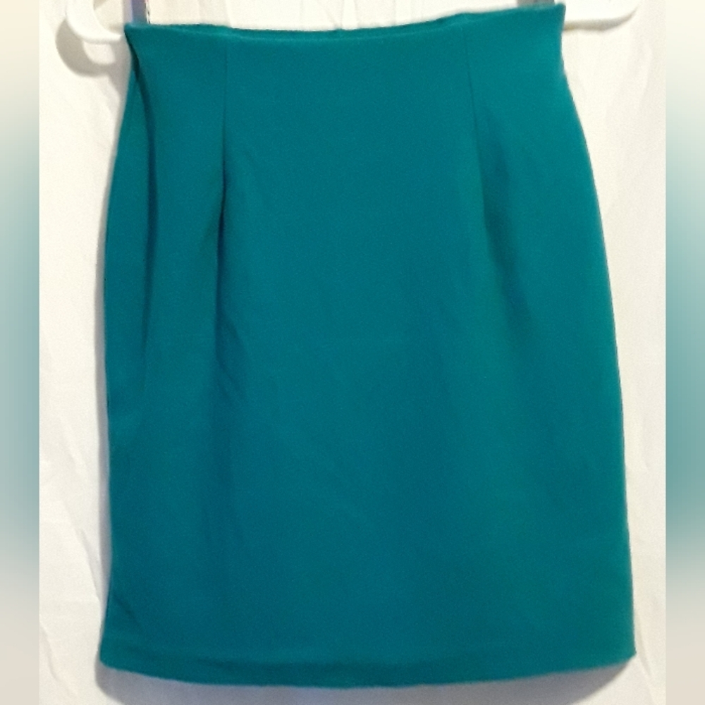Express teal blue skirt size small